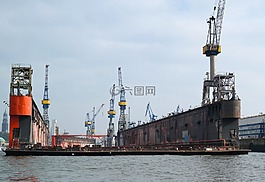汉堡,德国,港