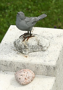 鳥,和諧,墳場