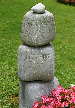 石頭,沉思,休息