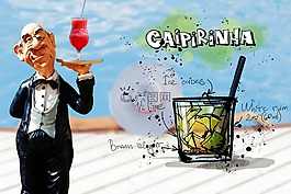 的caipirinha,鸡尾酒,喝