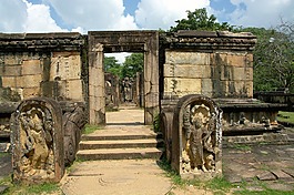 寺,廢墟,石頭