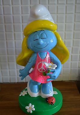 侏儒,smurfs,卡通