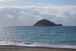 日出,海,反射