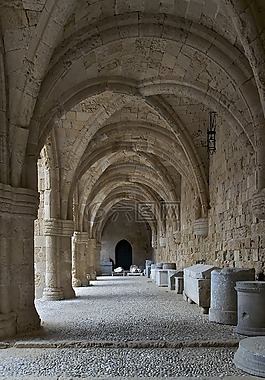 考古博物館,羅茲,回廊