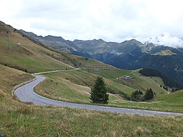 通過,路,山