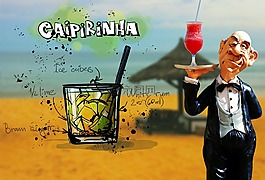 的caipirinha,鸡尾酒,喝