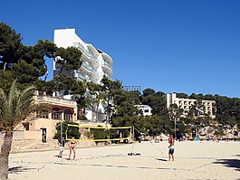 卡拉santanyi,马洛卡,夏天