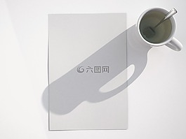 信件,杯,紙