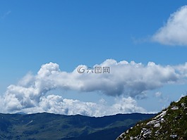 天空,云,蓬松