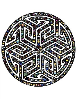 符號(hào),車輪,曼陀羅