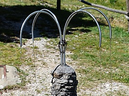 噴泉,石噴泉,水