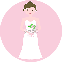 新娘,婚禮,前