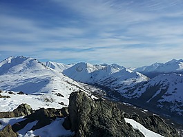 雪,阿拉斯加州,山