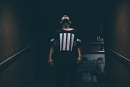 光,男子,人
