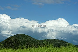 希爾,景觀,云