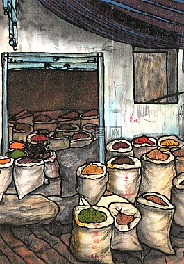 絲畫,繪畫,市場