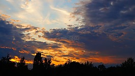 視圖,景觀,天空
