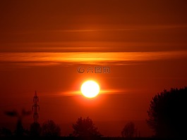 太陽,天空,云