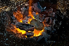 爆發(fā),營(yíng)火,碳