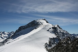 雪,山,阿爾卑斯山