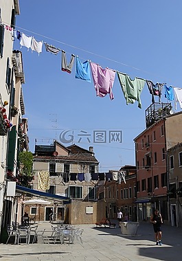 威尼斯,天空,亞麻