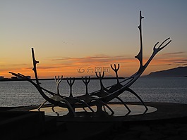 冰島,雷克雅維克,海盜船