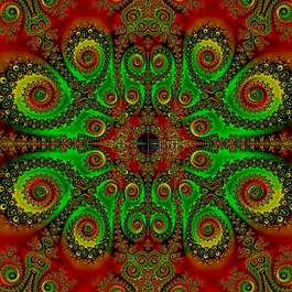 抽象,分形,模式