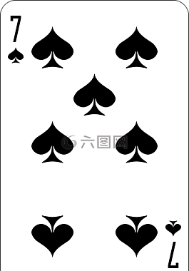 黑桃,七,甲板