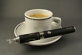 咖啡,蒸汽,電子香煙