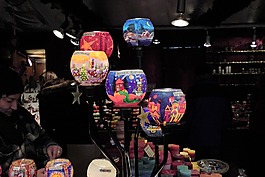 蠟燭,圣誕市場,視窗