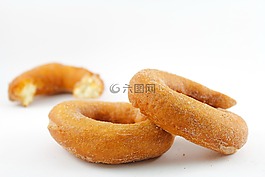 甜甜圈,面包店,小吃