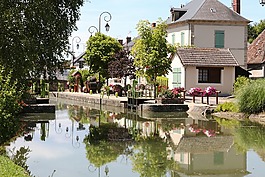 nivernais 运河,房子,锁