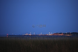 夜,端口,wangerooge
