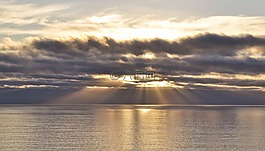海,天空,日落