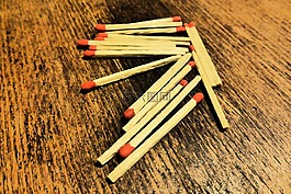 火柴,枝,火柴頭