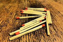 火柴,枝,火柴頭