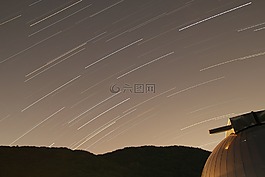 星星,晚上,星光