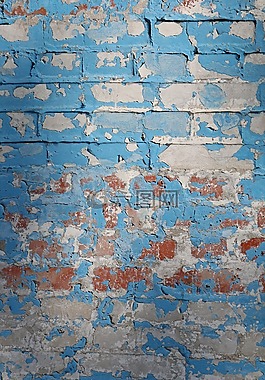 背景,磚墻,藍(lán)色