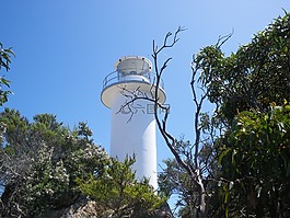 燈塔,天空,島