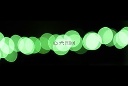 散景,绿色,光