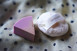 海綿,向下,化妝品
