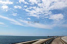 天空,海,日本