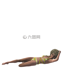 女孩,3d,给予