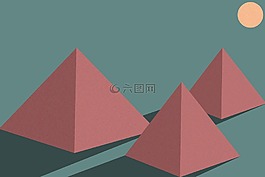 金字塔,圖形,幾何