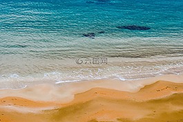 海灘,海,沙