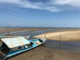 船,岸,島