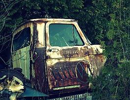 廢品站,車,失事