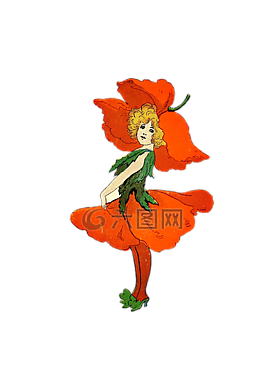 卖花姑娘,幻想,快乐