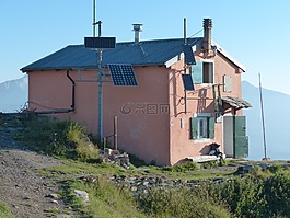 rifugio 圣雷莫,cima della 瓦萊塔,山上的小屋