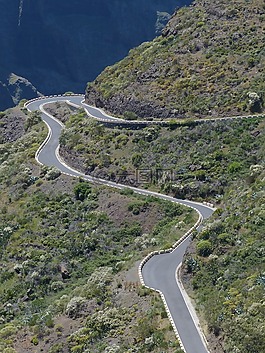 传递路,山区公路,曲线